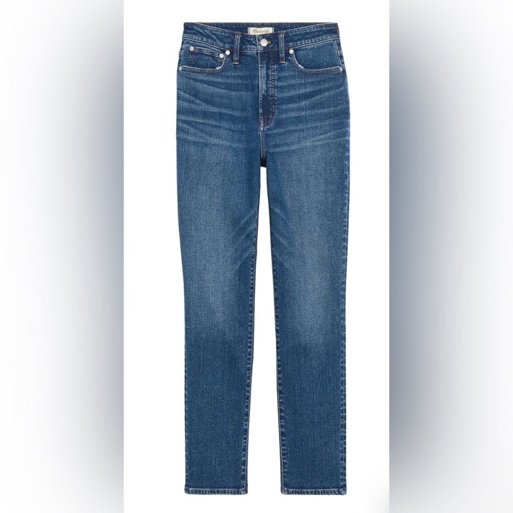 Madewell The Curvy Perfect Vintage High Waisted Ankle Tapered Jeans EUC Size 25